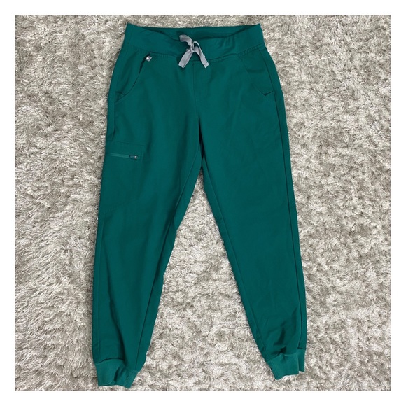 Figs Hunter Green Zamora Jogger Scrub 